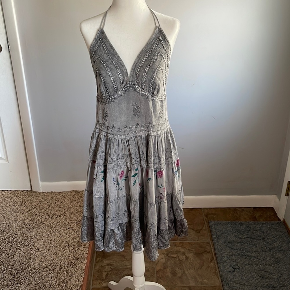 Bohemian sleeveless dress